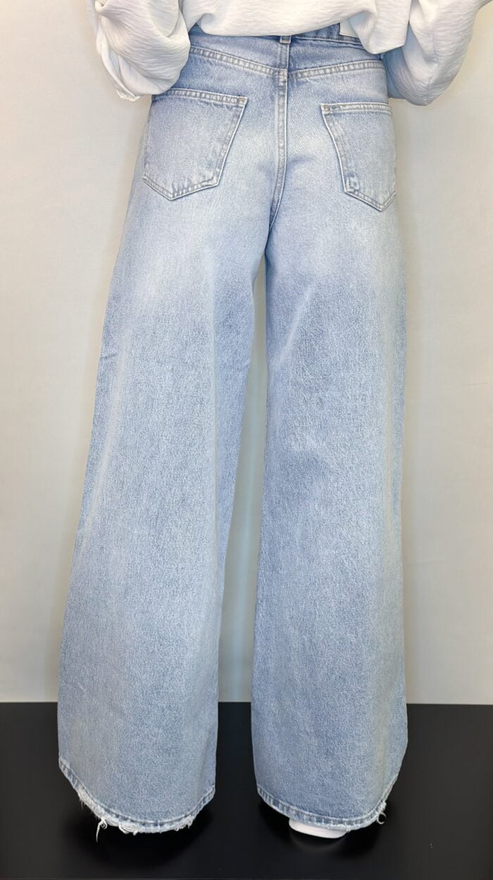 i8 Denim platūs plėšyti džinsai - Image 6