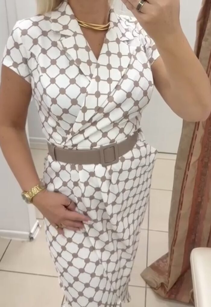 BRZ suknelė su diržu - Image 2