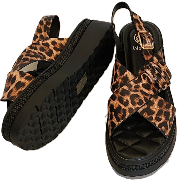 WEIDE moteriškos leopardo rašto basutės