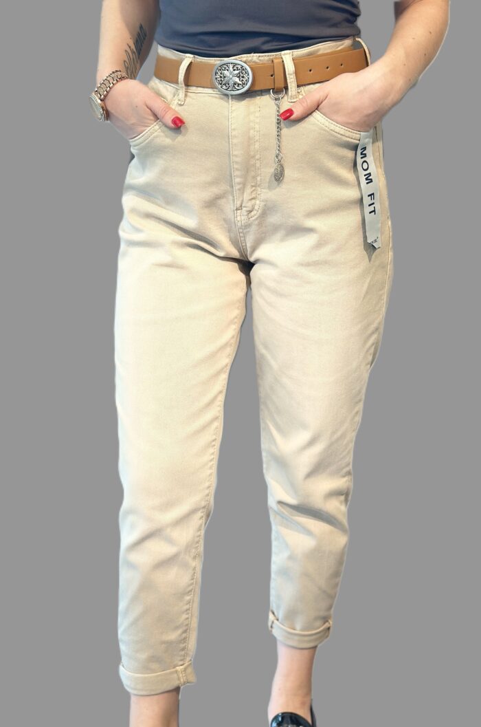 MOON GIRL MOM FIT džinsai moterims